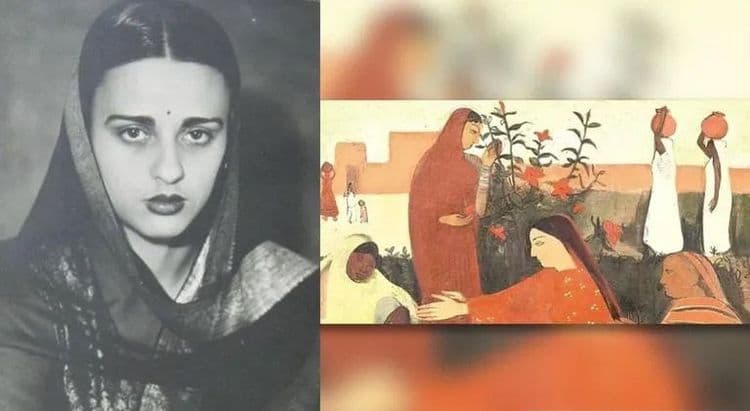 अमृता शेरगिल यांच हे चित्र ठरलं आहे जगातील दुसऱ्या क्रमांकाची सर्वात महागडी भारतीय कलाकृती...काय दडलंय या चित्रात?