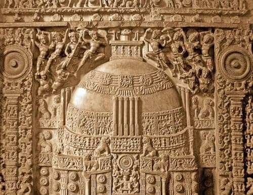 ७)	अमरावती शिल्पे 