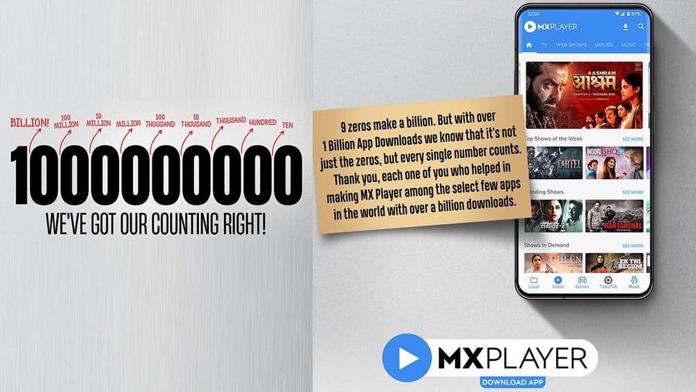 MX प्लेअरचे १०० करोड डाऊनलोड्स!! हे ॲप मूळचं कुठलं आहे आणि याने इतकी झेप कशी घेतली?