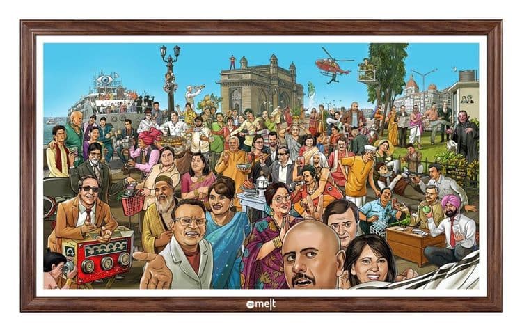 एकाच चित्रात लपली आहेत टीव्ही मालिकांमधली ५८ पात्रं...तुम्हाला किती ओळखता येतायत पाहा !!