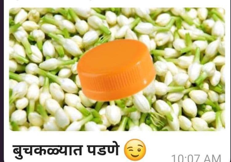 बुचकळ्यात पडणे याचा अर्थ गोंधळणे, पेचात पडणे,काय करावे ते न कळणे असा होतो हे आपल्याला माहित्येय. पण या फोटोत काय अर्थ होतो ते पाहा.