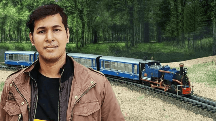 खऱ्या रेल्वेसारखे दिसणारे एकही खेळणे नाही. म्हणून या तरुणाने स्वतःच रेल्वेगाड्या बनवण्यास सुरुवात केली.