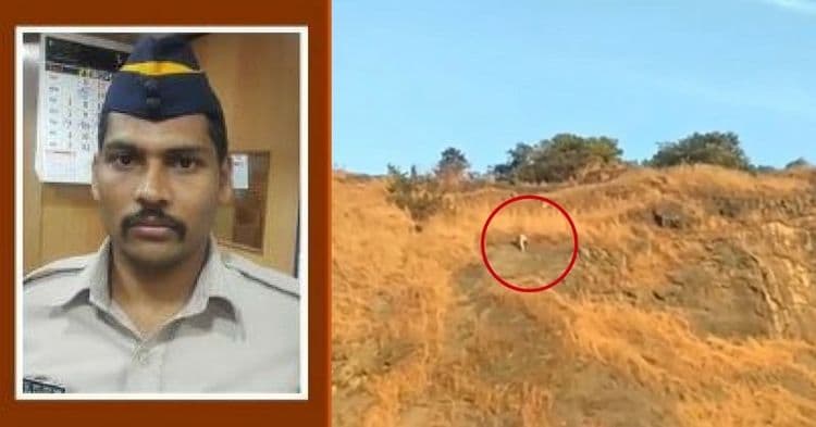 या पोलिस हवालदाराने अनवाणी डोंगर चढून या माणसाचे प्राण वाचवले..