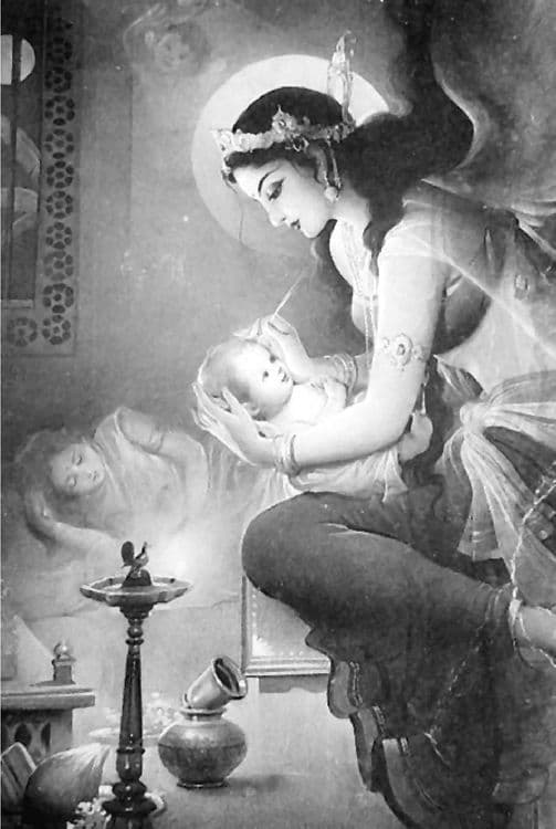 अनेक देवांची चित्रं तुम्ही बघीतली असतील पण पाचवीला पूजल्या जाणार्या सटवाईचं चित्रं कधी बघीतलंय का ? हे चित्र बघीतल्यावर सटवाई म्हटल्यावर जे चित्र डोळ्यासमोर उभं राहतं ते चित्र विसरूनच जाल.