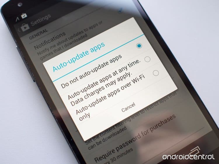 2) ऑटो अपडेट बंद करा.