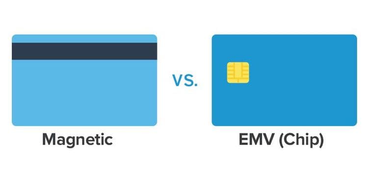 २. EMV चीप असलेले कार्ड्स