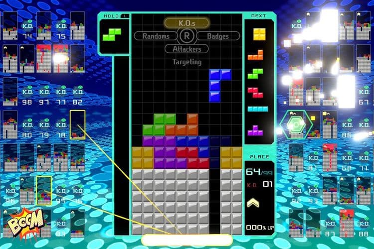 १. टेट्रिस (Tetris):