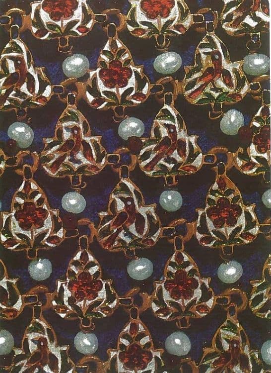 १. आणि २. मोगल शैलीचा नवरत्न हार.