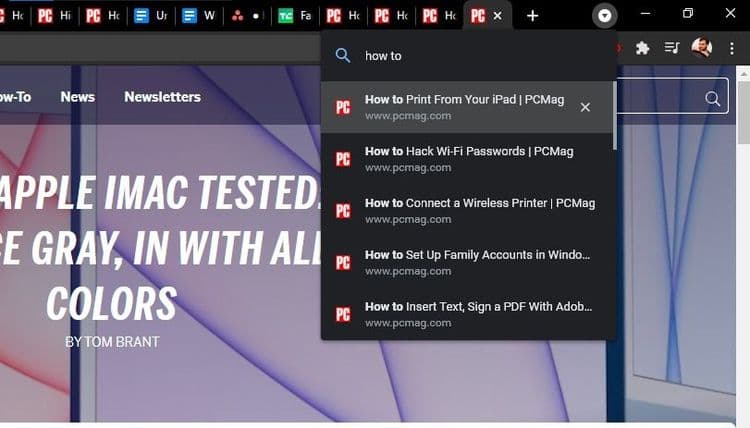 ७. स्वीच टू टॅब