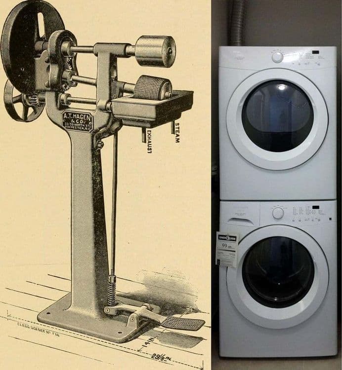 १) वॉशिंग मशीन