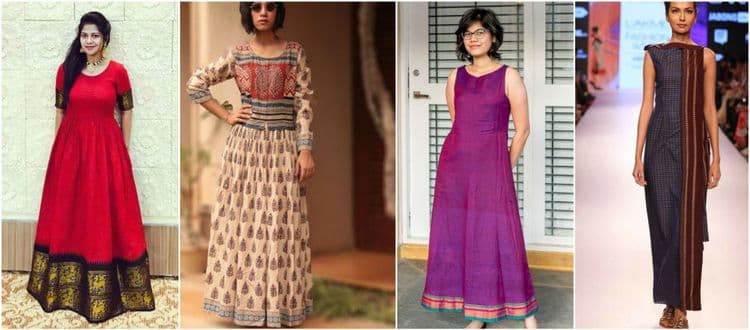 १. कॅज्युअल लॉंग ड्रेसेस