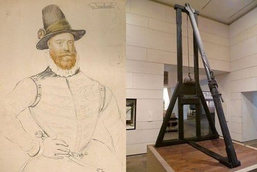 जेम्स डग्लस - याचा मृत्यू "स्कॉटिश मेडन" नावाच्या त्याने शोधलेल्या शिरच्छेदाच्या यंत्राने झाला.