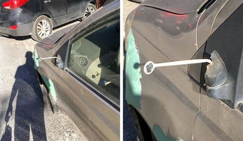 ८. या आरश्यातून बघेपर्यंत ड्रायव्हर ढगात!!