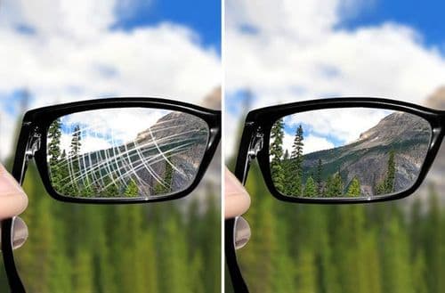 स्क्रॅच रेझिस्टंट चष्म्याच्या काचा